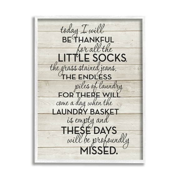 Stupell Industries Rustic Parenting Phrase Inspirational Painting White Framed Art Print Wall Art, 24 x 30