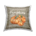 thumbnail image 1 of Stupell Industries Rustic Patterned Pumpkins Decorative Printed Throw Pillow, 18 x 18, 1 of 8