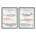 thumbnail image 1 of Stupell Industries Rustic Patterned Sea Life Animals & Insects Painting Black Framed Art Print Wall Art, 24 x 30, 1 of 10