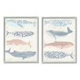 thumbnail image 1 of Stupell Industries Rustic Patterned Sea Life Animals & Insects Painting Gray Framed Art Print Wall Art, 16 x 20, 1 of 10