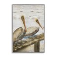 thumbnail image 1 of Stupell Industries Rustic Pelicans Perched Animals & Insects Painting Gray Framed Art Print Wall Art, 16 x 24, 1 of 10