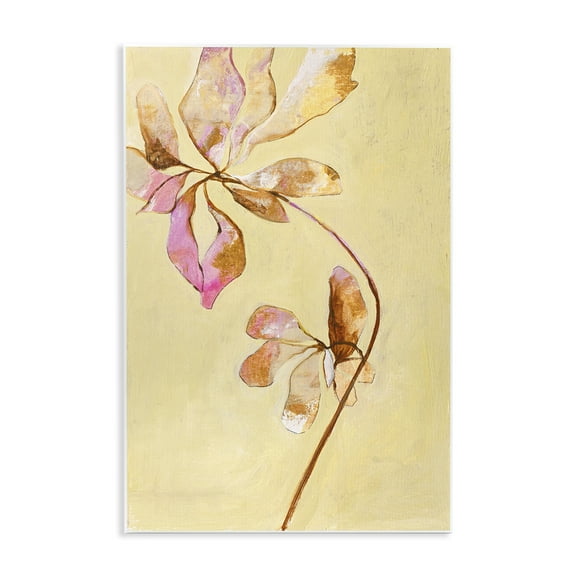 Stupell Industries Rustic Petals Impression Botanical & Floral Painting Unframed Art Print Wall Art, 10 x 15