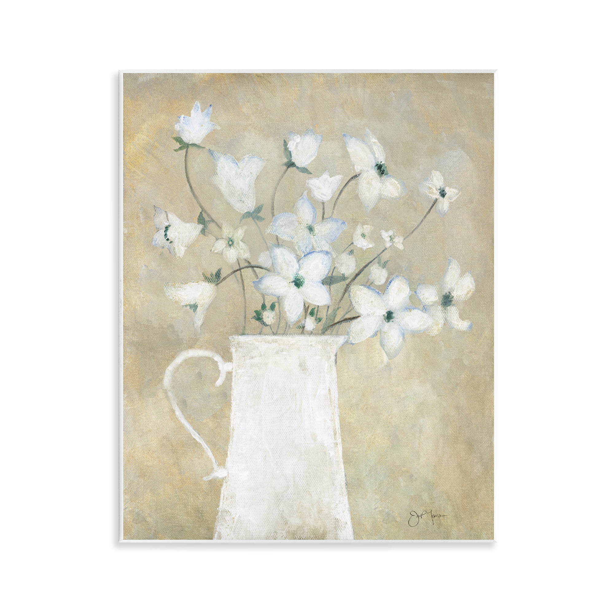 Stupell Industries Rustic Pottery Bouquet Plants & Flowers Painting Unframed Art Print Wall Art, 11 x 14