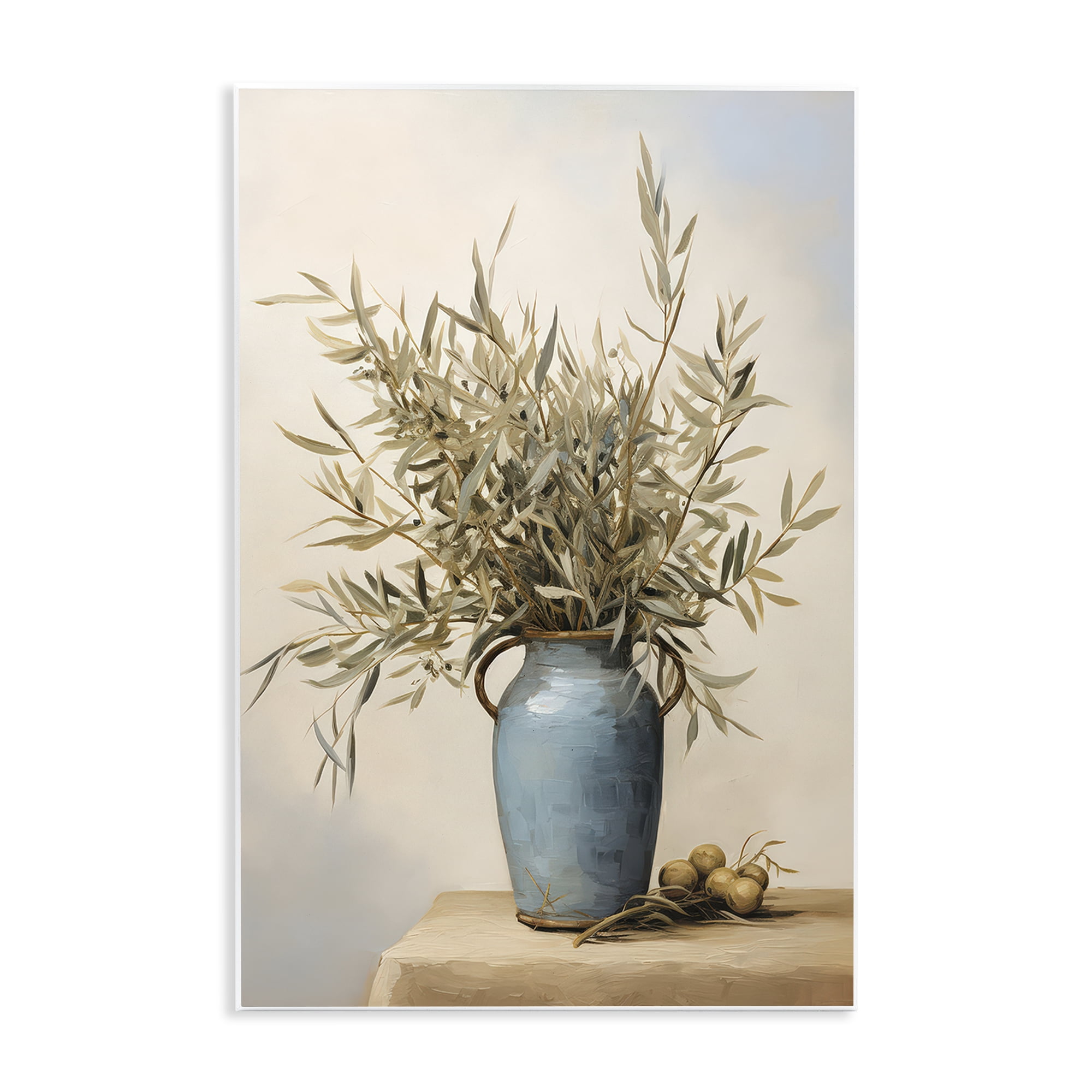 Stupell Industries Rustic Pottery Plant Plants & Flowers Painting Unframed Art Print Wall Art, 13 x 19