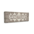thumbnail image 1 of Stupell Industries Rustic Sanctuary Text with Paisley Country Pattern Canvas Wall Art by Daphne Polselli, 1 of 6