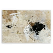 Stupell Industries Rustic Scribble Abstraction Abstract Painting Unframed Art Print Wall Art, 15 x 10