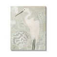 thumbnail image 1 of Stupell Industries Rustic Seashells Egret Bird Grainy Pattern Sign Graphic Art Gallery Wrapped Canvas Print Wall Art, Design by June Erica Vess, 1 of 7