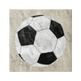 thumbnail image 1 of Stupell Industries Rustic Sports Soccer Ball Abstract Painting Gallery Wrapped Canvas Art Print Wall Art, 17 x 17, 1 of 8