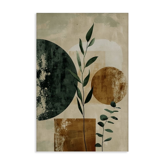 Stupell Industries Contemporary Rustic Sprigs & Shapes Canvas Art, 16 x 24, by LSR Design Studio