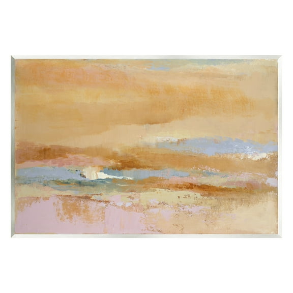 Stupell Industries Rustic Tan Abstraction Abstract Painting Unframed Art Print Wall Art, 15 x 10