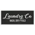 thumbnail image 1 of Stupell Industries Rustic Wash Dry Fold Laundry Room Text Sign Framed Wall Art, 30 x 13, Design by Kim Allen, 1 of 5