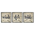 thumbnail image 1 of Stupell Industries Rustic Wash Dry Fold Text Distressed Grain Design Design by Kyra Brown, 1 of 5