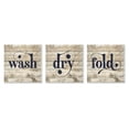 thumbnail image 1 of Stupell Industries Rustic Wash Dry Fold Text Distressed Grain Design Design by Kyra Brown, 1 of 4
