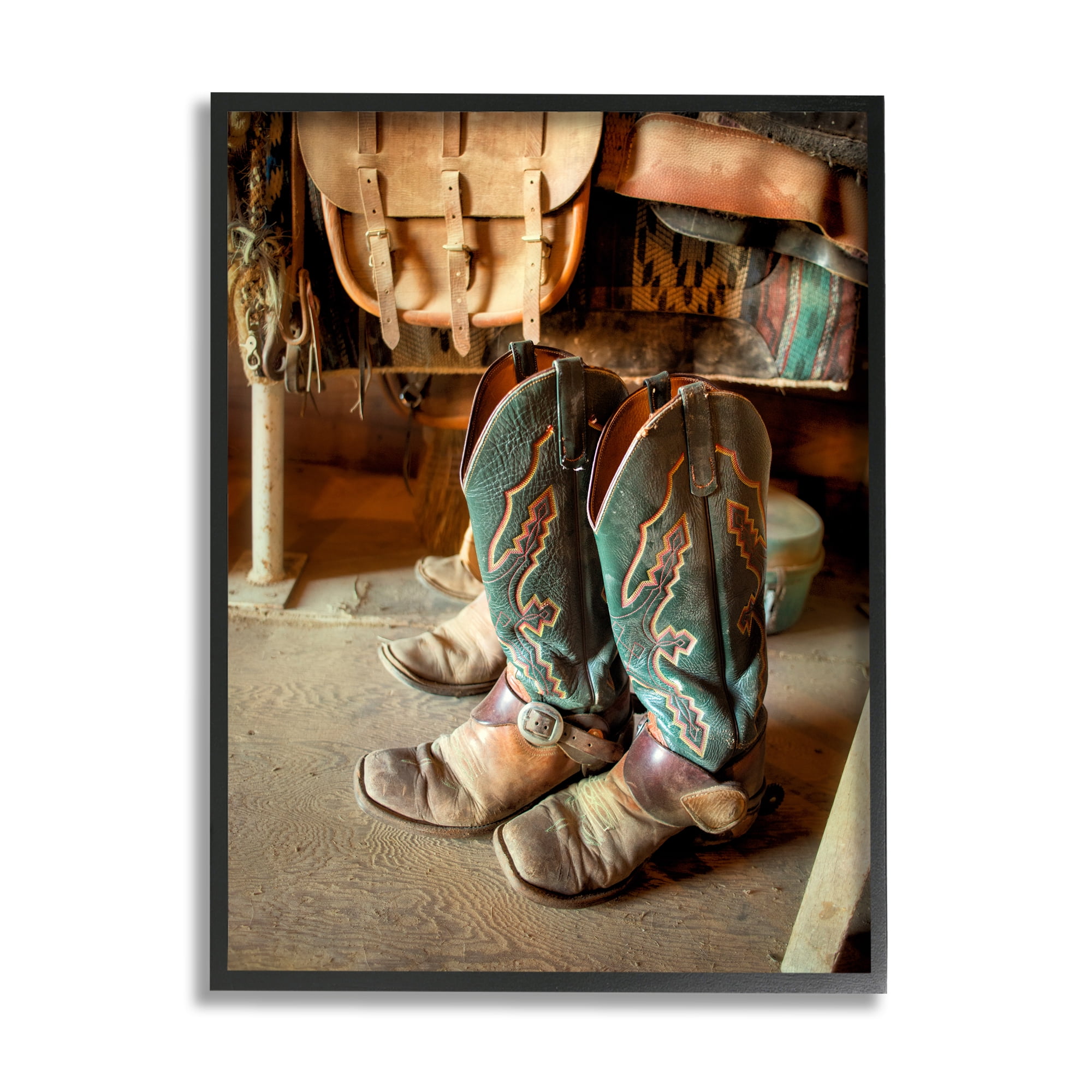 Stupell Industries Rustic Western Photography Beauty & Fashion Photography Black Framed Art Print Wall Art, 11 x 14