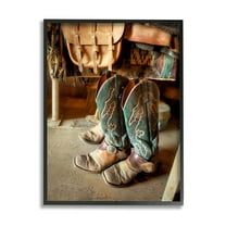 Stupell Industries Rustic Western Photography Beauty & Fashion Photography Black Framed Art Print Wall Art, 11 x 14