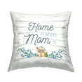 thumbnail image 1 of Stupell Industries Rustic Where Mom Is Decorative Printed Throw Pillow, 18 x 18, 1 of 8