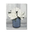 thumbnail image 1 of Stupell Industries Rustic White Peony Flower Blossoms Geometric Pattern Vase,16 x 20, Design by Lori Deiter, 1 of 5