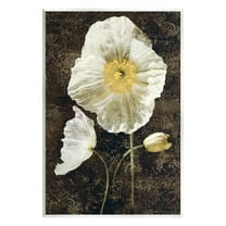 Stupell Industries Rustic White Poppies Botanical & Floral Painting Unframed Art Print Wall Art, 10 x 15