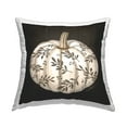 thumbnail image 1 of Stupell Industries Rustic White Pumpkin Leaf Sprig Pattern Design by Elizabeth Tyndall Throw Pillow, 1 of 6