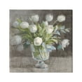 thumbnail image 1 of Stupell Industries Rustic White Tulip Vase Botanical & Floral Painting Gallery Wrapped Canvas Print Wall Art, 36 x 36, 1 of 7