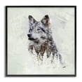 thumbnail image 1 of Stupell Industries Rustic Wolf & Trees Animals & Insects Painting Gray Framed Art Print Wall Art, 12 x 12, 1 of 10