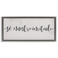 thumbnail image 1 of Stupell Industries Sé Nuestro Invitado Inspirational Quotes & Sayings Painting Gray Floater Framed Art Print Wall Art, 31 x 14, 1 of 10