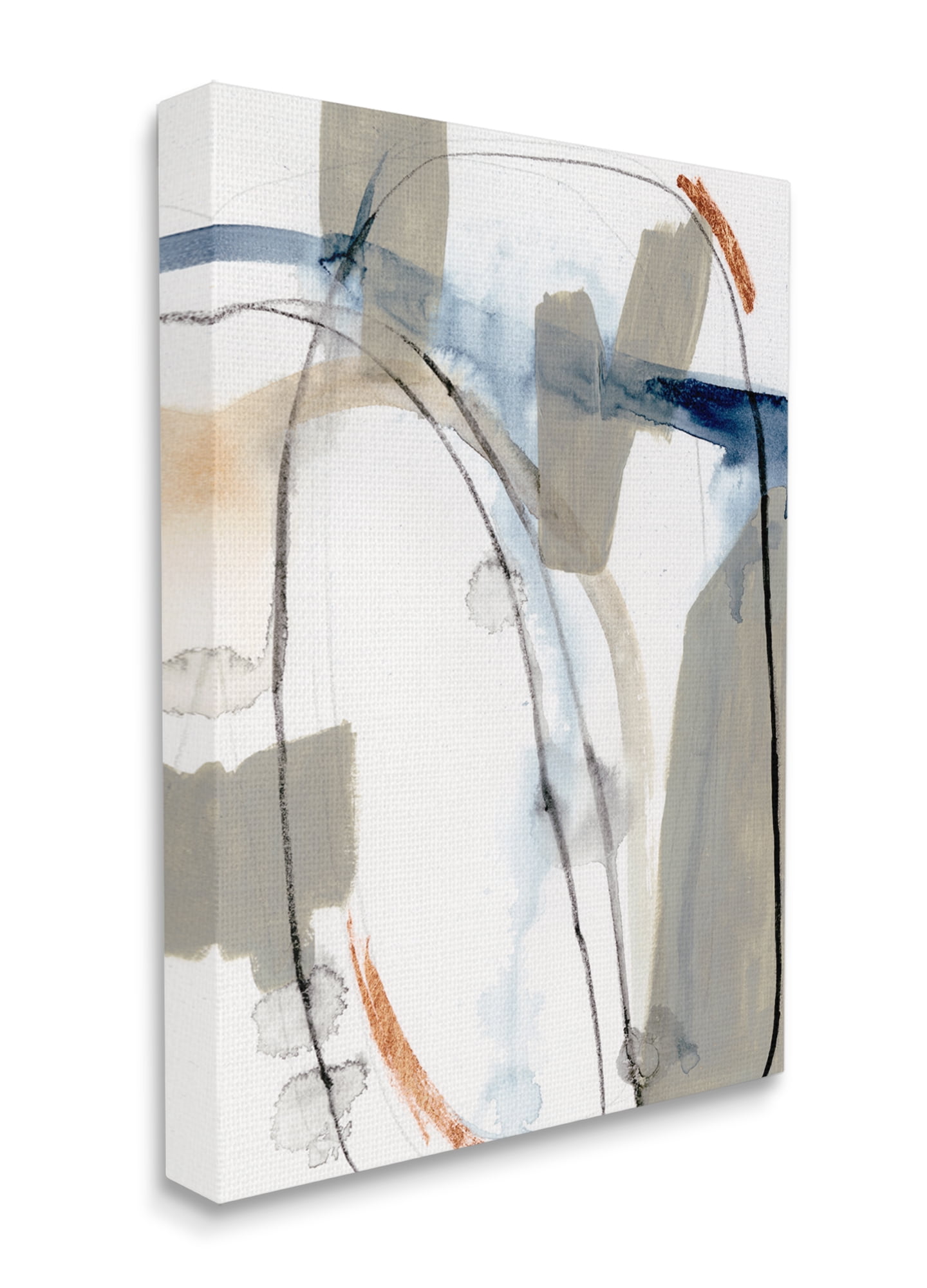 Stupell Industries Sabine Inspired Abstract Design Expressive Organic Shapes Canvas Wall Art, 16 x 20, Design by Victoria Barnes