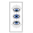 thumbnail image 1 of Stupell Industries Sacred Evil Eye Geometric Iris Patterned Eyelashes,10 x 24, Design by Martina Pavlova, 1 of 7