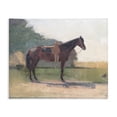 thumbnail image 1 of Stupell Industries Transitional Saddled Horse in Farm Yard Canvas Art, 48 x 36, by Stellar Design Studio, 1 of 8