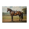 thumbnail image 1 of Stupell Industries Transitional Saddled & Ready For The Show Canvas Art, 30 x 20, by Petals Prints Design, 1 of 8