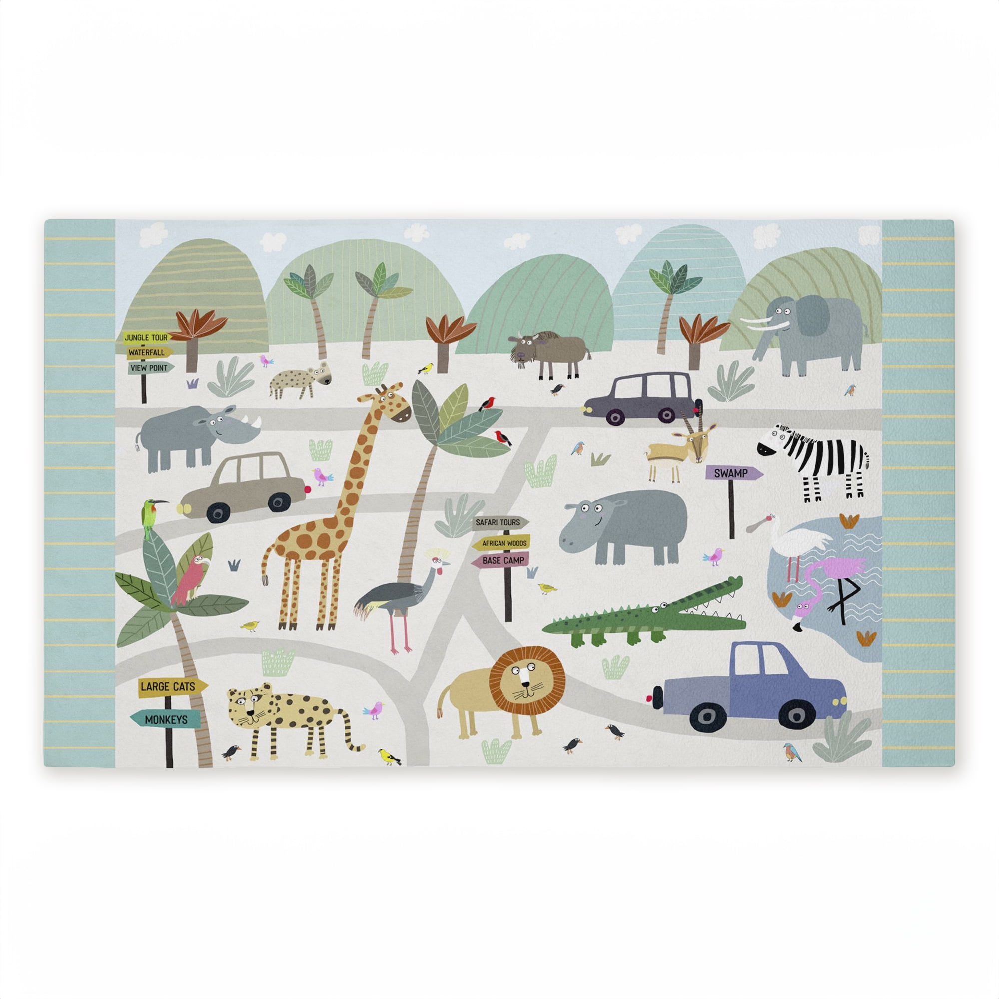 Stupell Industries Safari Journey Animals Printed Outdoor Door Floor Mat, design by Carla Daly