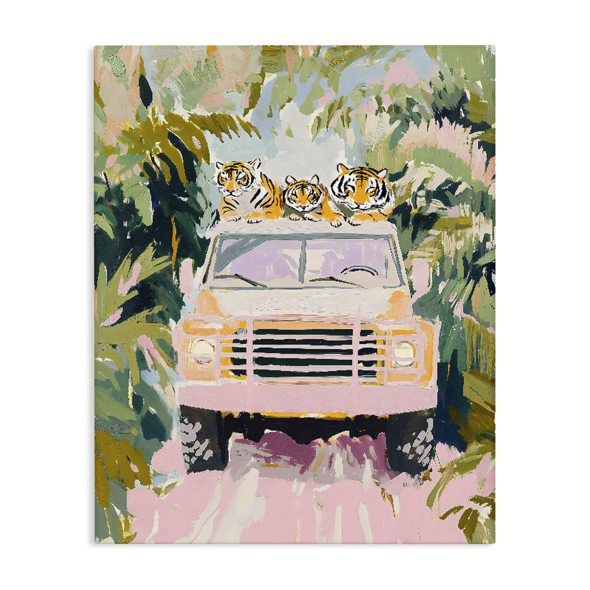 Stupell Industries Safari Trip Tiger Trio Canvas Wall Art, design by The Prints Vibe