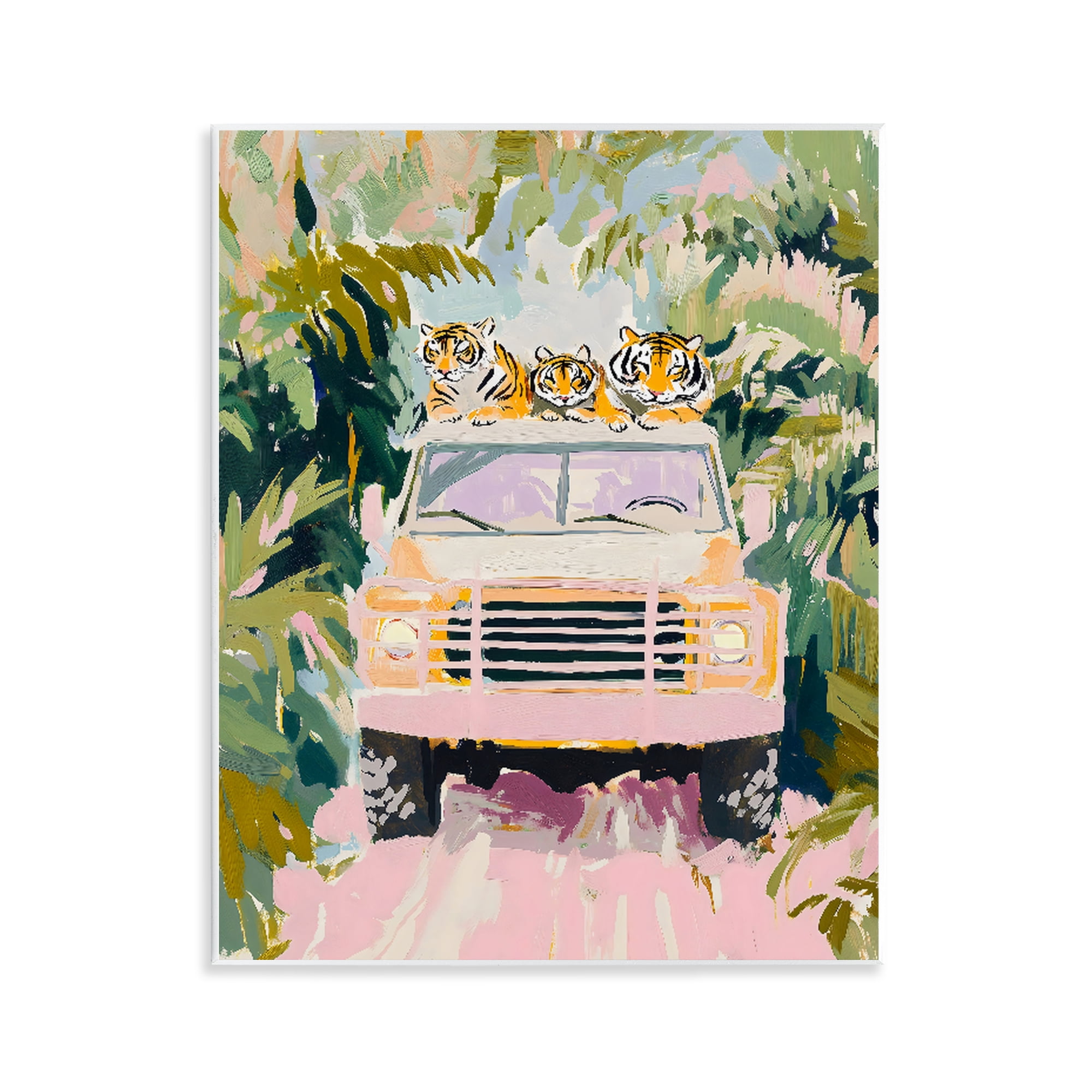 Stupell Industries Safari Trip Tiger Trio Wall Plaque Art, design by The Prints Vibe