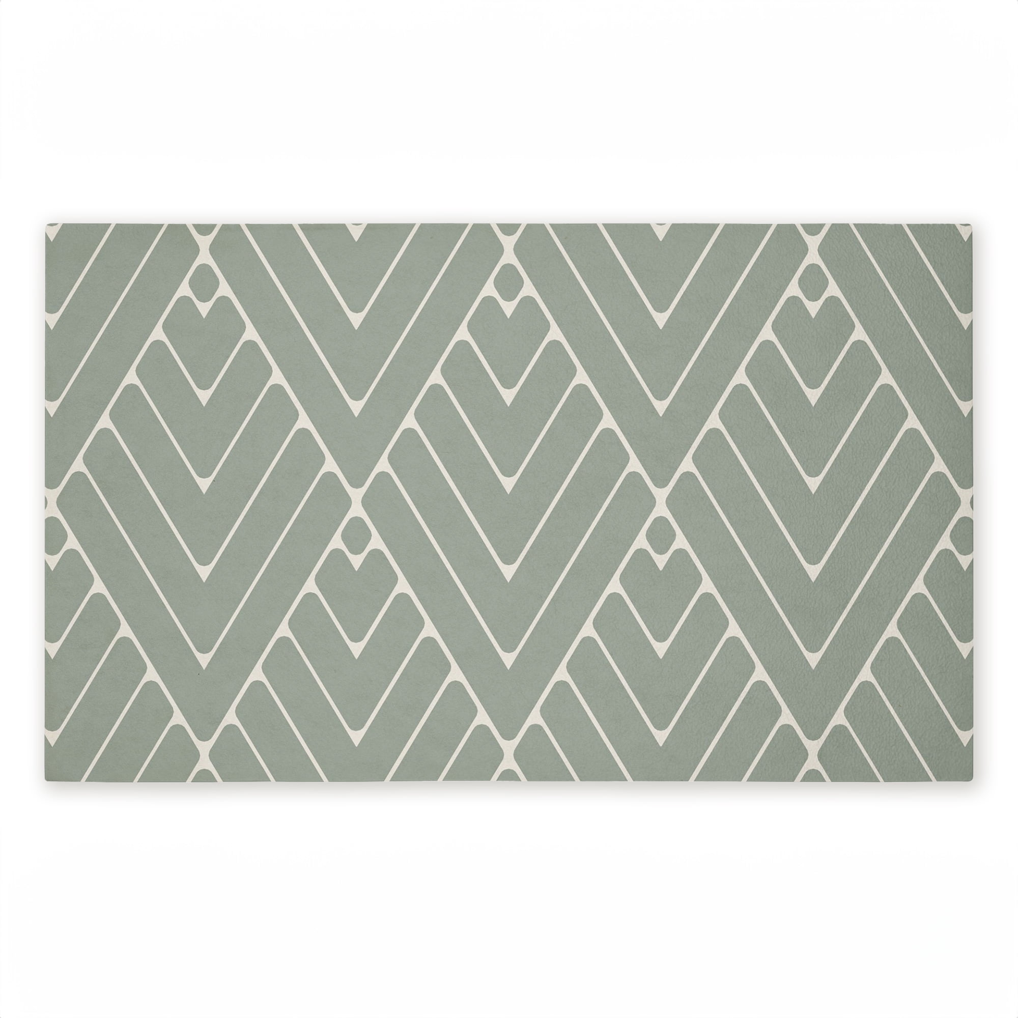 Stupell Industries Sage Diagonals Abstract Printed Outdoor Door Floor Mat, design by SunDance Group LLC