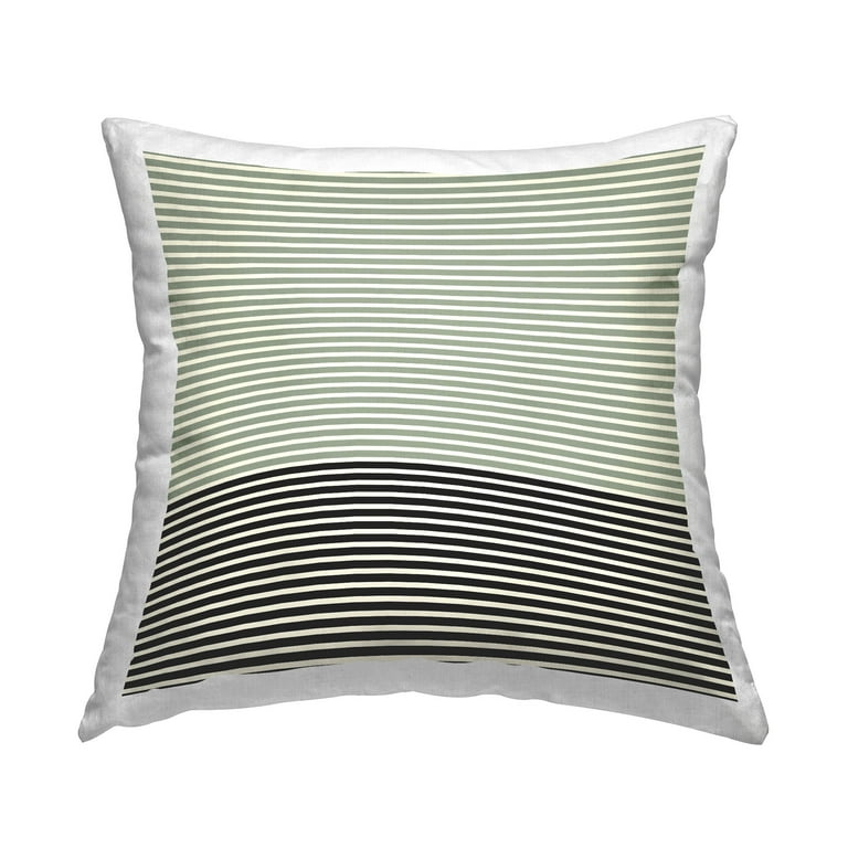 Black Ticking Stripe Throw Pillow Cover 18x18 – Southern Ticking Co.