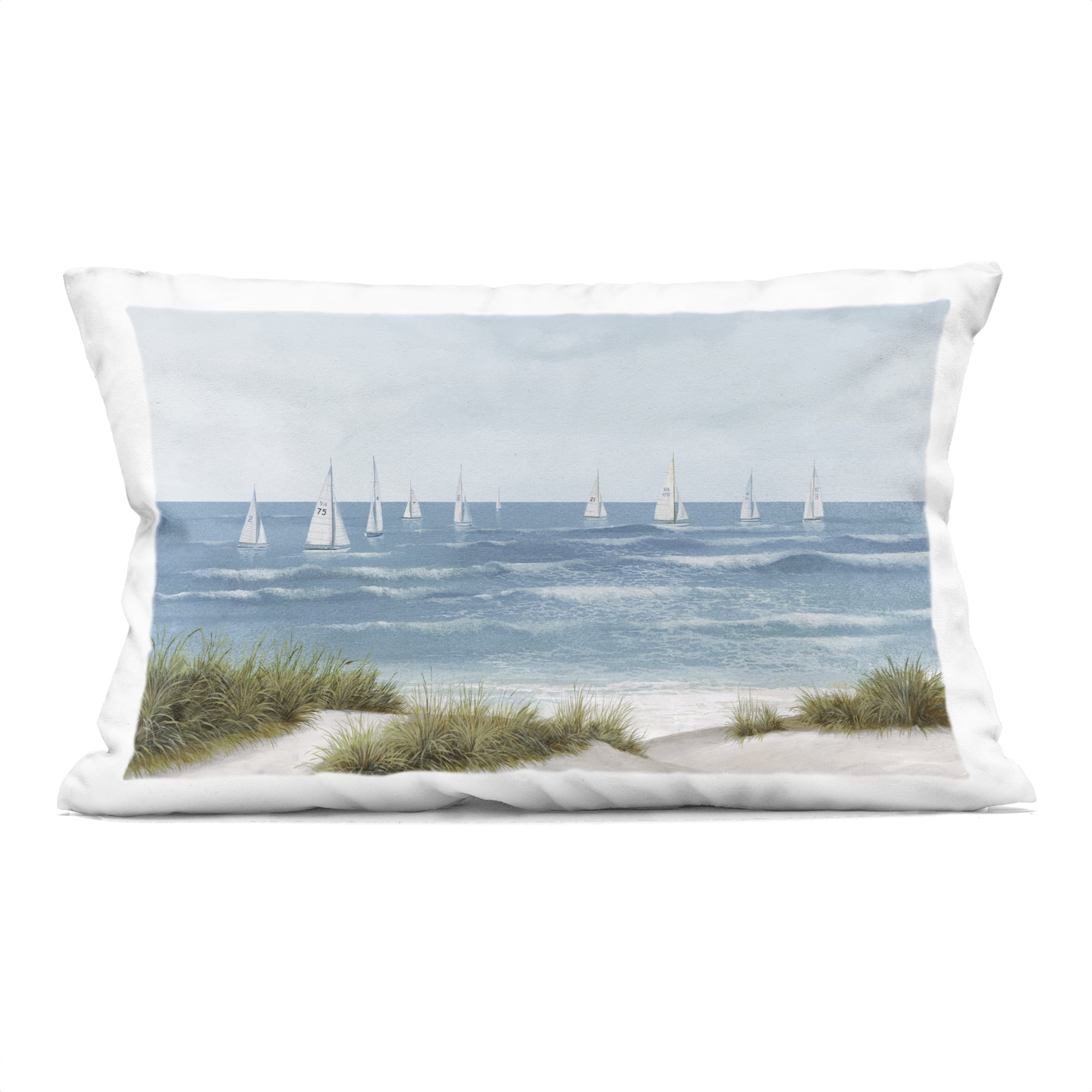 Stupell Industries Sail Away Boat Regatta Decorative Printed Throw Pillow, design by Lorenzo Collective
