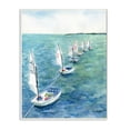 thumbnail image 1 of Stupell Industries Sail Boats Floating in a Row Coastal Landscape Wall Plaque, 13 x 19, Design by Melissa Hyatt LLC, 1 of 6