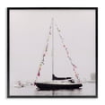 thumbnail image 1 of Stupell Industries Sail Flags in Harbor Nautical & Beach Photography Black Framed Art Print Wall Art, 17 x 17, 1 of 2