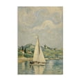 thumbnail image 1 of Stupell Industries Coastal Sailboat Beneath Swirling Clouds Canvas Art, 16 x 24, by Angie Hawke, 1 of 8