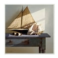 thumbnail image 1 of Stupell Industries Sailboat Model and Conch Shell Nautical Still Life Paintings Unframed Art Print Wall Art, 12x12, by Zhen-Huan Lu, 1 of 5