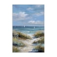 thumbnail image 1 of Stupell Industries Cottage Sailboat Path Impression Canvas Art, 16 x 24, by Petals Prints Design, 1 of 8