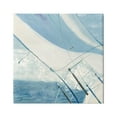 thumbnail image 1 of Stupell Industries Sailboat Splashing Waves Transportation Painting Gallery Wrapped Canvas Print Wall Art, 17 x 17, 1 of 7