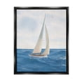 thumbnail image 1 of Stupell Industries Sailboat in Ocean Waves Transportation Painting Black Floater Framed Art Print Wall Art, 17 x 21, 1 of 10