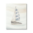 thumbnail image 1 of Stupell Industries Sailing Calm Ocean Waves Lone Boat Drifting Graphic Art Gallery Wrapped Canvas Print Wall Art, Design by Patricia Pinto, 1 of 7
