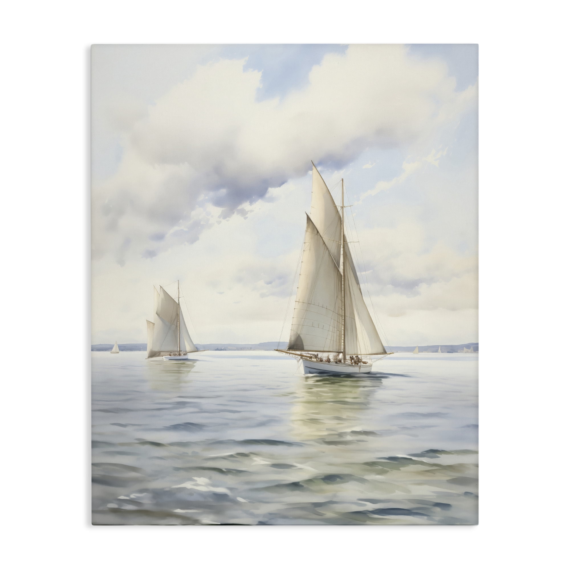 Stupell Industries Sailing Toward a Tranquil Horizon Canvas Wall Art, design by LSR Design Studio