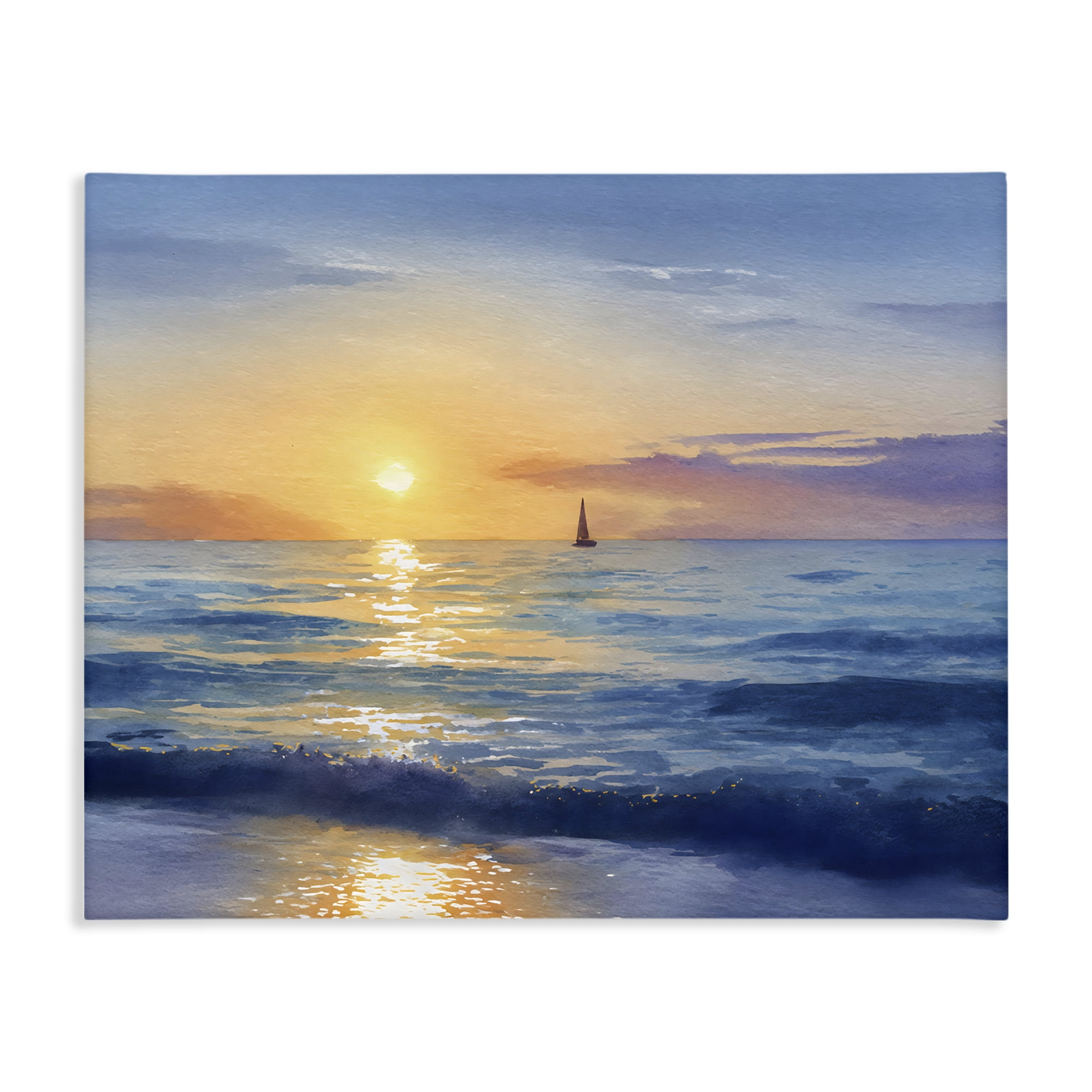 Stupell Industries Sails To The Sun At Sea Canvas Wall Art, design by Franklyn Gregory