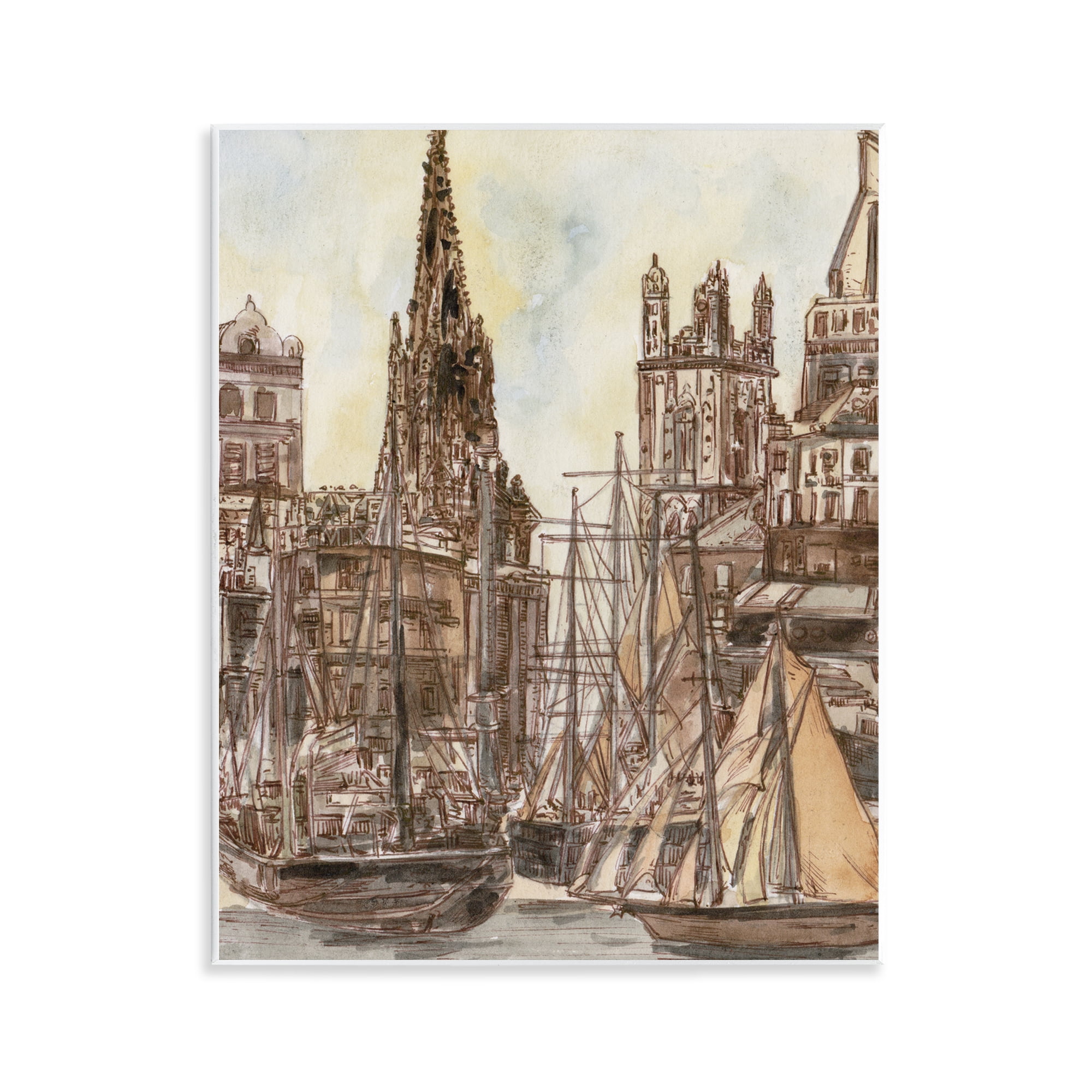 Stupell Industries Salted Remnants Harbor Wall Plaque Art, design by Melissa Wang