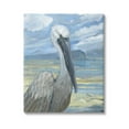 thumbnail image 1 of Stupell Industries Salty Pelican Cloudy Coastal beach Painting Gallery Wrapped Canvas Print Wall Art, Design by Paul Brent, 1 of 7