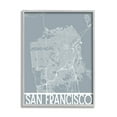 thumbnail image 1 of Stupell Industries San Francisco Geometric Street City Map California Transportation, 11 x 14, Design by Daphne Polselli, 1 of 7