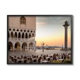 thumbnail image 1 of Stupell Industries San Marco Sunset Italian Architecture Traditional Buildings Abstract Photography Black Framed Art Print Wall Art, 11 x 14, 1 of 7